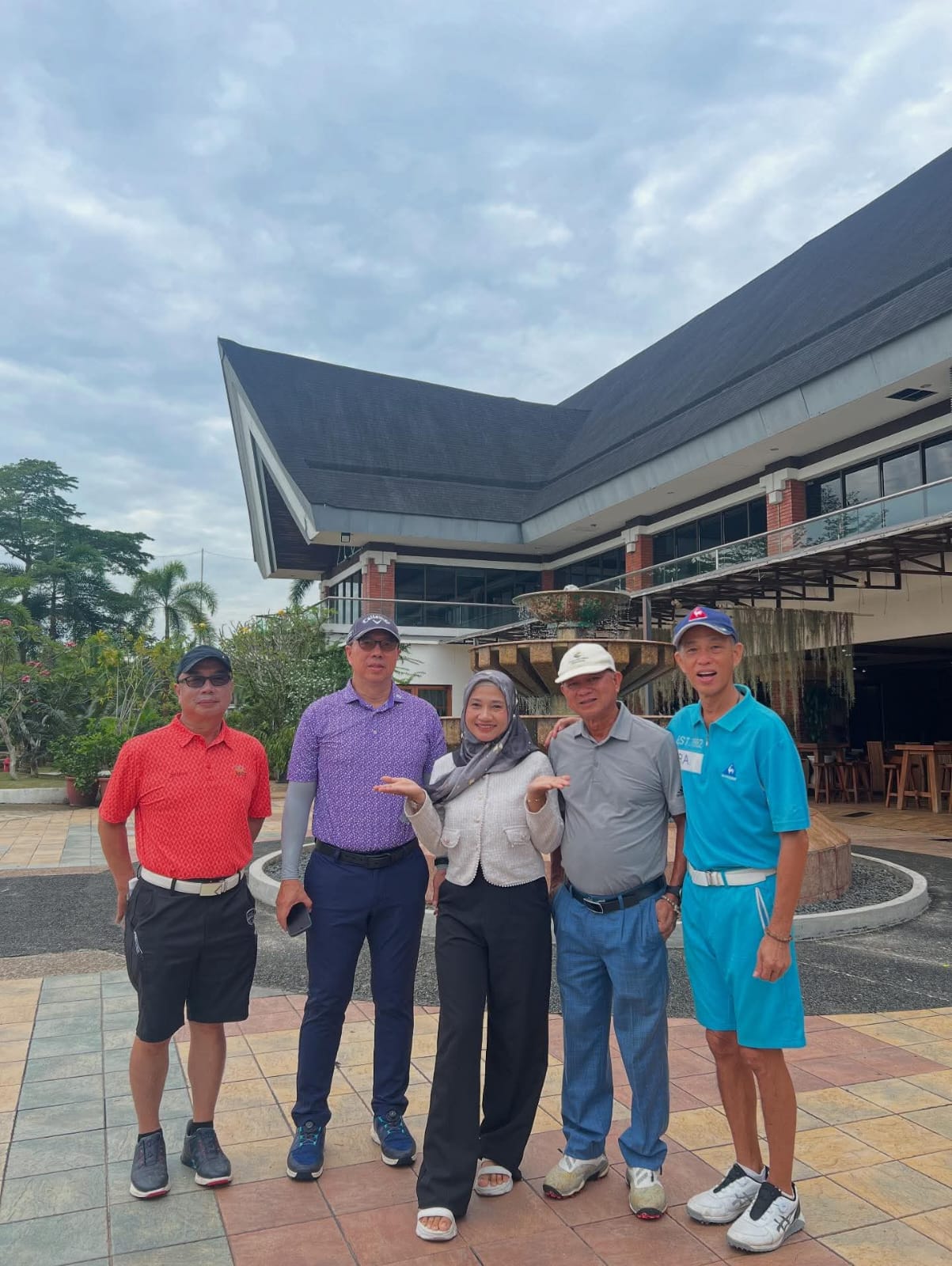 Golf course aerial view Batam